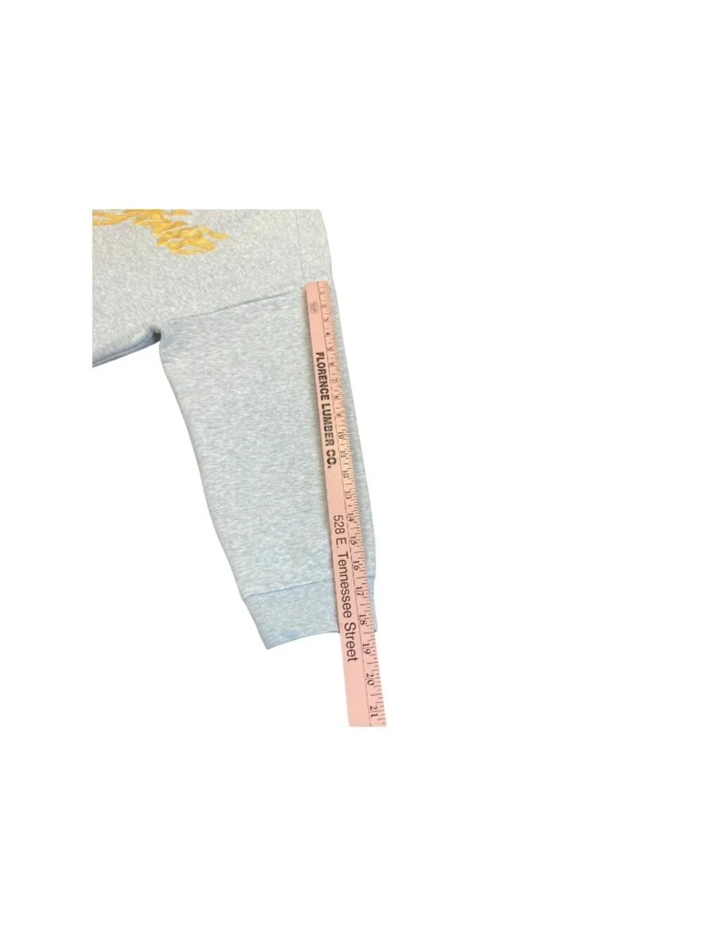 H&M Gray Long Sleeved Sweatshirt Mongrammed 